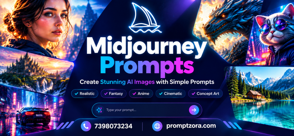 110+ Midjourney Prompts for 2026: Best AI Art Prompts.